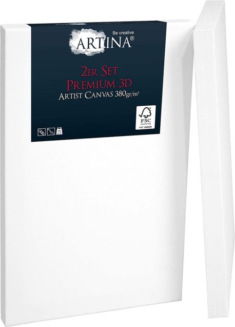 2db Artina Premium 3D vászon készlet 30x40