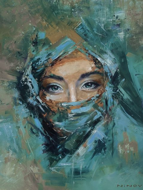 Festészet számokkal - Sivatagi virág, 40x50cm