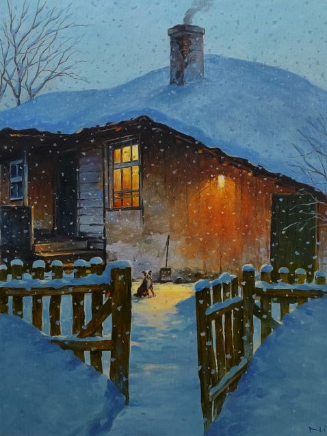 Festészet számokkal - Csend, 40x50cm