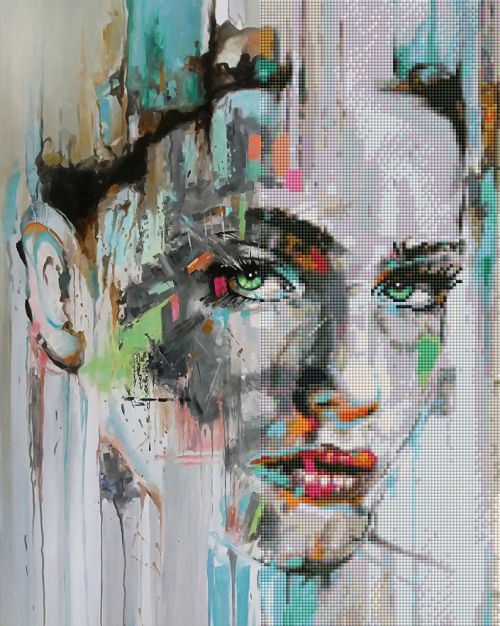 Gyémánt hímzőkészlet - Csak te, 40x50cm