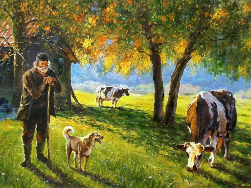 Rejtvény  – Öreg pásztor – 50x70cm – 1000 darab