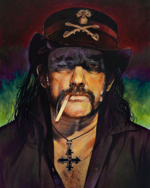 Festészet számokkal - Lemmy Kilmister, 40x50cm
