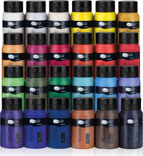 Akrilfesték készlet Artina 24 x 500 ml
