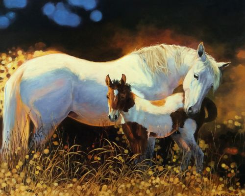 Festmény számokra – Öröklődés, 40x50cm