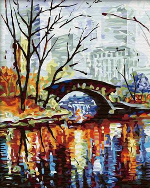 Festmény számokra – Őszi táj, 40x50cm