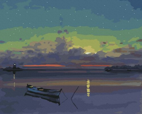 Festmény számokra - Aroma sötétben, 40x50cm