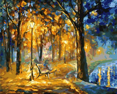 Festmény számokra – Őszi lenyomat, 40x50cm